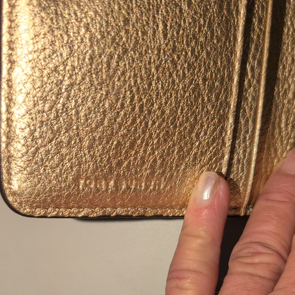 Tory Burch Metallic Gold Wristlet - Picture 5 of 11